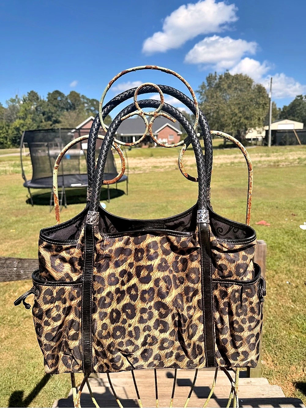 Brighton Y2K Leopard Print Tote Bag